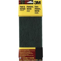 3M 4.375" x 11" Coarse Green Hand Sanding Stripping Pad