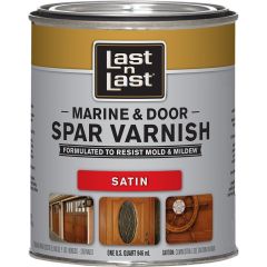 Last n Last 1qt Satin Marine & Door Oil-Based Spar Varnish