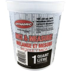 Dynamic qt Disposable Mix and Measure Cup Plus Ratios