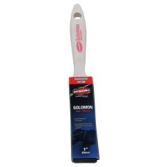 Dynamic 1" (25mm) Solomon Flat Beavertail Nylon Polyester Paint Brush