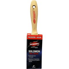 Dynamic 2" (50mm) Solomon Flat Beavertail Nylon Polyester Paint Brush