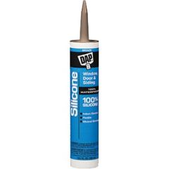 DAP 9.8oz Bronze 100% Silicone Window & Door Sealant