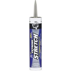 DAP 10.1oz Stretch Gray Extreme Stretch Acrylic Urethane Premium Elastomeric Sealant