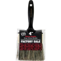 Wooster 4" Factory Sale Gray China Bristle Flat Paint Brush