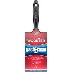 Wooster 3" Yachtsman White China Firm Bristle Flat Varnish Paint Brush