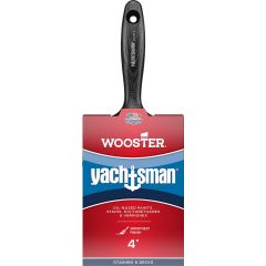 Wooster 4" Yachtsman White China Firm Bristle Flat Varnish Paint Brush