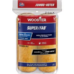 Wooster 4-1/2" x 1/2" Nap Super/Fab Jumbo-Koter Mini Roller Cover (2pk)