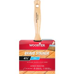 Wooster 4-3/4" Bravo Stainer Bristle Polyester Stain Brush