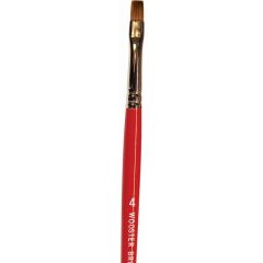Wooster #4 Red Sable Oil Brights Artist Brush