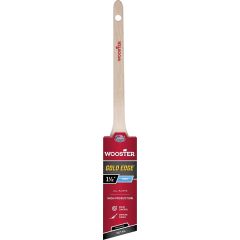 Wooster 1-1/2" Gold Edge Firm Thin Angle Rat Tail Paint Brush
