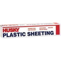 Husky 10' x 100' 4mil Clear Poly Film