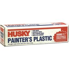 Husky 12' x 400' .31mil High Density Painters Poly Film