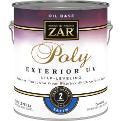 Zar 1gal Satin Poly Exterior UV Oil-Based Polyurethane