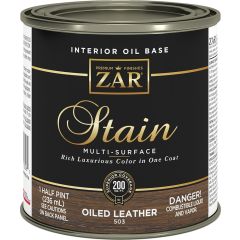 ZAR .5Pt Oiled Leather Wood Stain