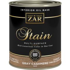 ZAR 1Qt Gray Cashmere Wood Stain