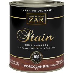 ZAR 1Qt Moroccan Red Wood Stain