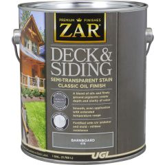 ZAR 1gal Barnboard Deck and Siding Semi-Transparent Stain Classic Oil Finish