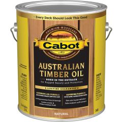 Cabot 1gal Natural Australian Timber Oil Wood Finish (High Performance)