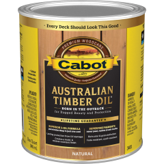 Cabot 1Qt Natural Australian Timber Oil Wood Finish (High Performance)