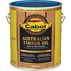 Cabot 1gal Natural Australian Timber Oil Wood Finish (Low Odor)