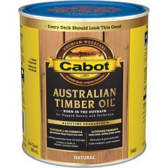 Cabot 1Qt Natural Australian Timber Oil Wood Finish (Low Odor)
