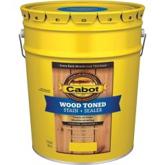Cabot 5gal Cedar Wood-Toned Deck & Siding Stain (Low Odor)