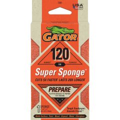Gator Super Sponge Prepare 120 Grit 3 in. x 5 in. x 1 in.
