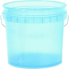 IPL / Leaktite 3.5gal Plastic Translucent Pail Blue