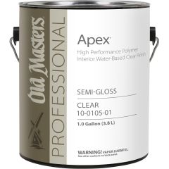 Old Masters 1gal Semi-Gloss Apex High Performance Polymer Interior Water-Based Clear Finish