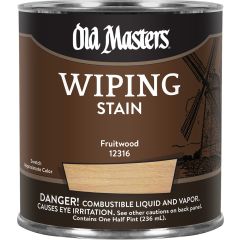 Old Masters .5Pt Fruitwood Wiping Stain