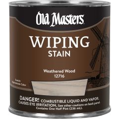 Old Masters .5Pt Weathered Wood Wiping Stain