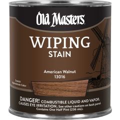Old Masters .5Pt American Walnut Wiping Stain Classics