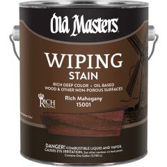 Old Masters 1gal Rich Mahogany Wiping Stain