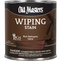 Old Masters .5Pt Rich Mahogany Wiping Stain