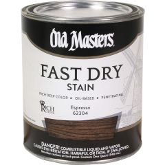 Old Masters 1Qt Rich Tone Fast Dry Stain Espresso