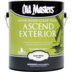 Old Masters 1gal Semi-Gloss Ascend Ext Water Based Clear Finish