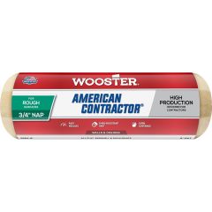 Wooster 9" x 3/4" Nap American Contractor Roller Cover Side Stack (100 per Pack)