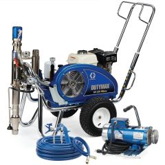 Graco DutyMax GH 230 Heavy Duty 3-in-1 Standard Series Convertible Gas Hydraulic Airless Sprayer w/ Electric Motor Kit