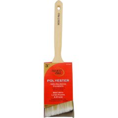 Merit Pro 3" 100% Polyester Angle Sash Brush