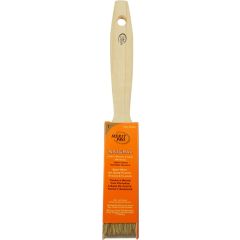 Merit Pro 1" 100% White Bristle Beavertail Handle Brush