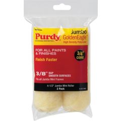Purdy 4-1/2" x 3/8"Jumbo Golden Eagle Mini Roller Cover 2pk