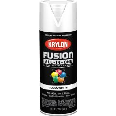 Krylon 12 oz. Gloss White Fusion All-In-One Spray