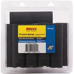 Whizz 4" Premium Black Concave Foam Mini Roller 10Pk