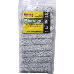 Whizz 6" Microlon 1/2" Nap Mini Roller Cover 10pk