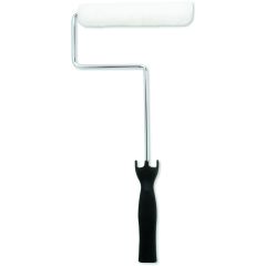 Whizz 6" White Woven 3/8" Nap Mini Roller w/ 14" Frame