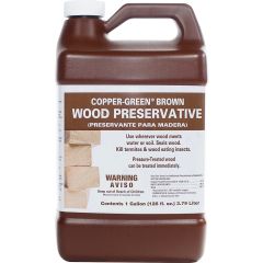 Green Products 1gal Copper-Green Brown Wood Preservative
