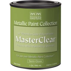Modern Masters 30 oz Semi Gloss Master Clear Metallic Topcoat