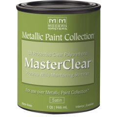 Modern Masters 30 oz Satin Master Clear Metallic Topcoat