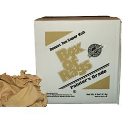 Kamen 4lb Box Desert Tan Cotton Knit Rags
