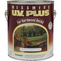 Messmers 1gal Red Mahogany UV Plus Transparent Stain for Hardwood Decks